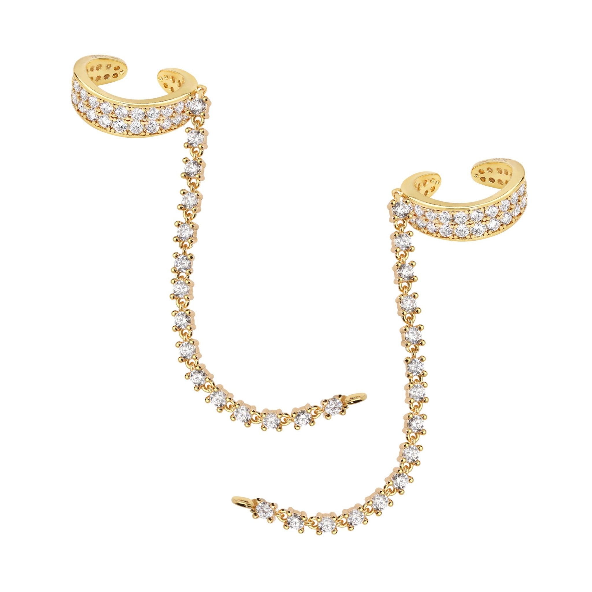Diamond Rope Ear Cuff NOA Jewels
