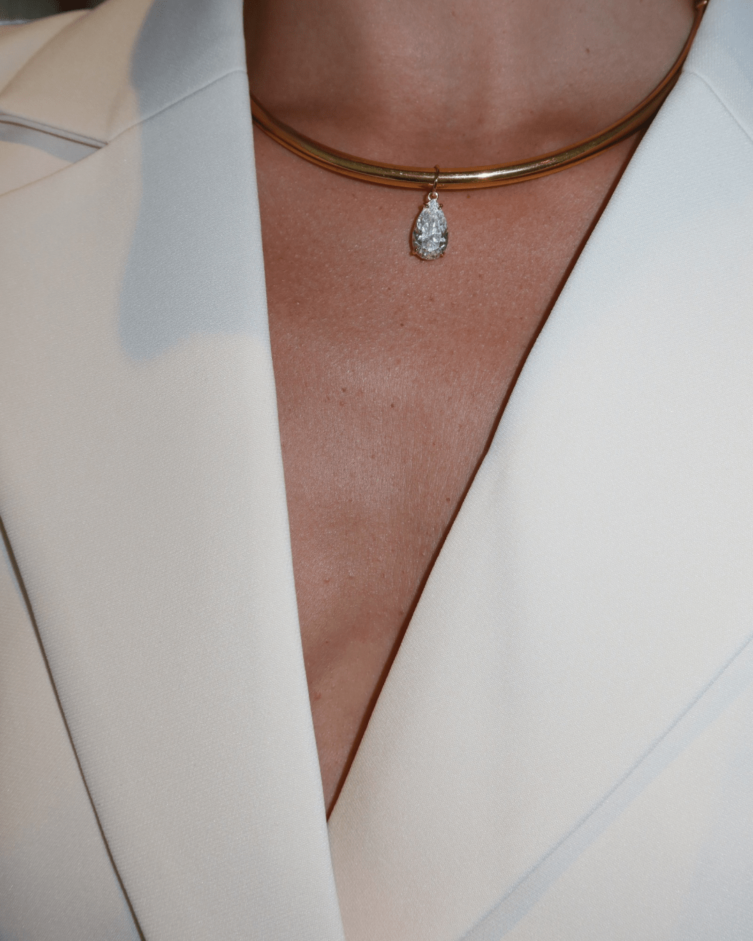 Orée XL Pear Diamond Drop - NOA Jewels -