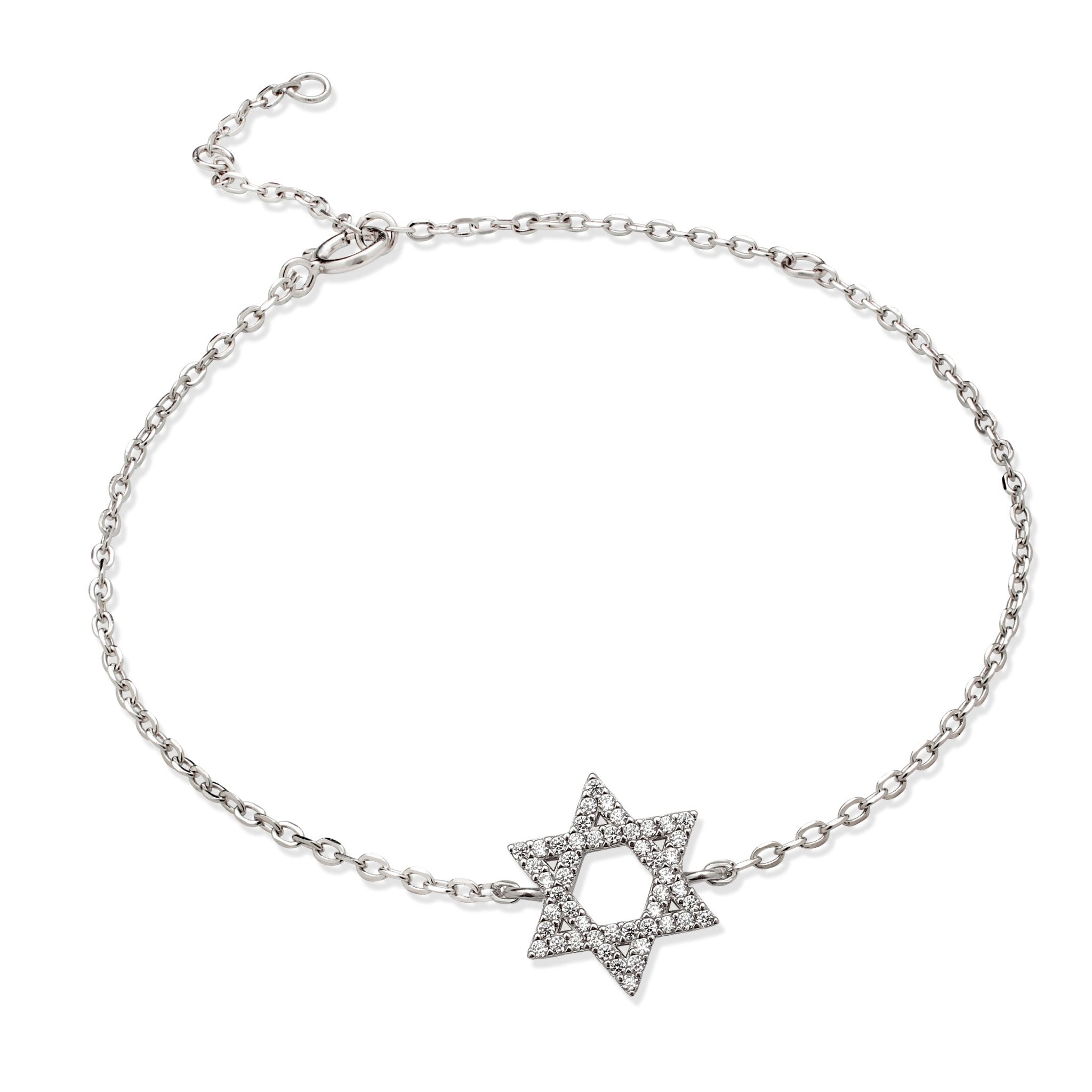 Dainty Star of David Bracelet