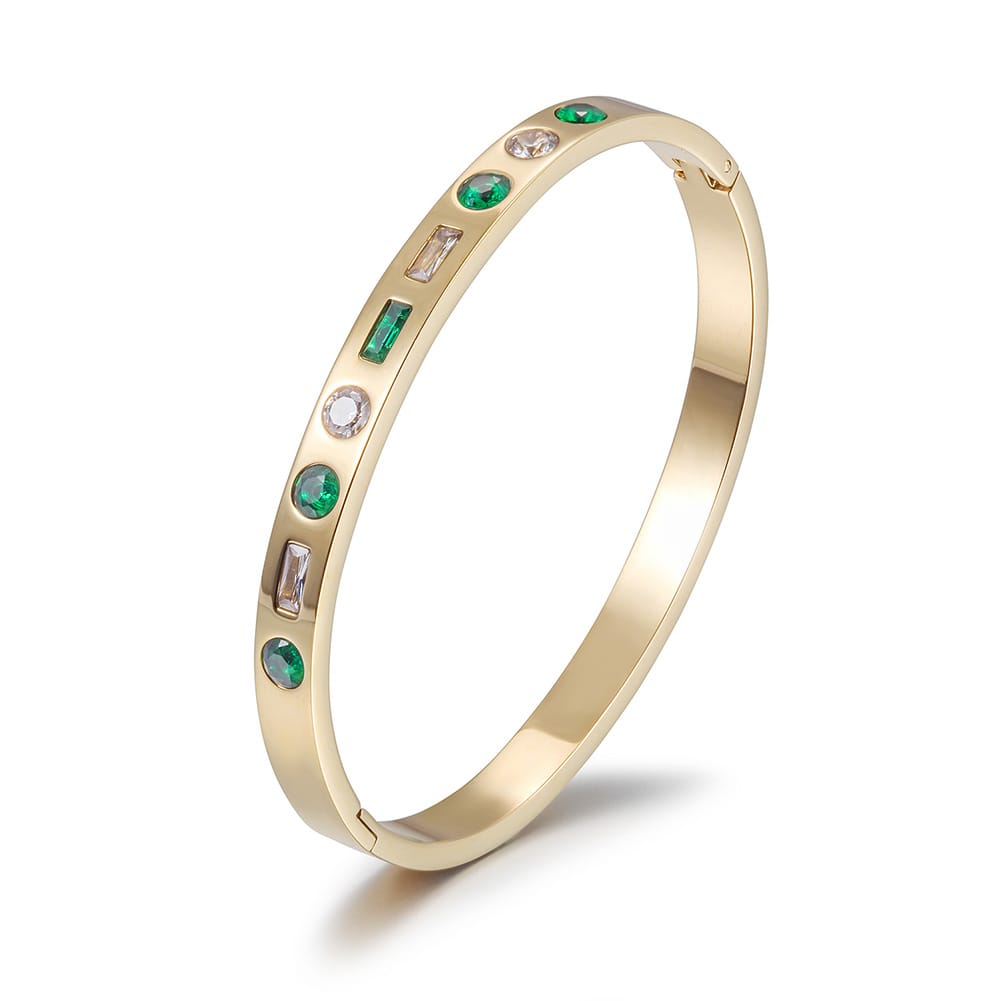 Esmeralda - Emerald Bangle - NOA - Bracelet