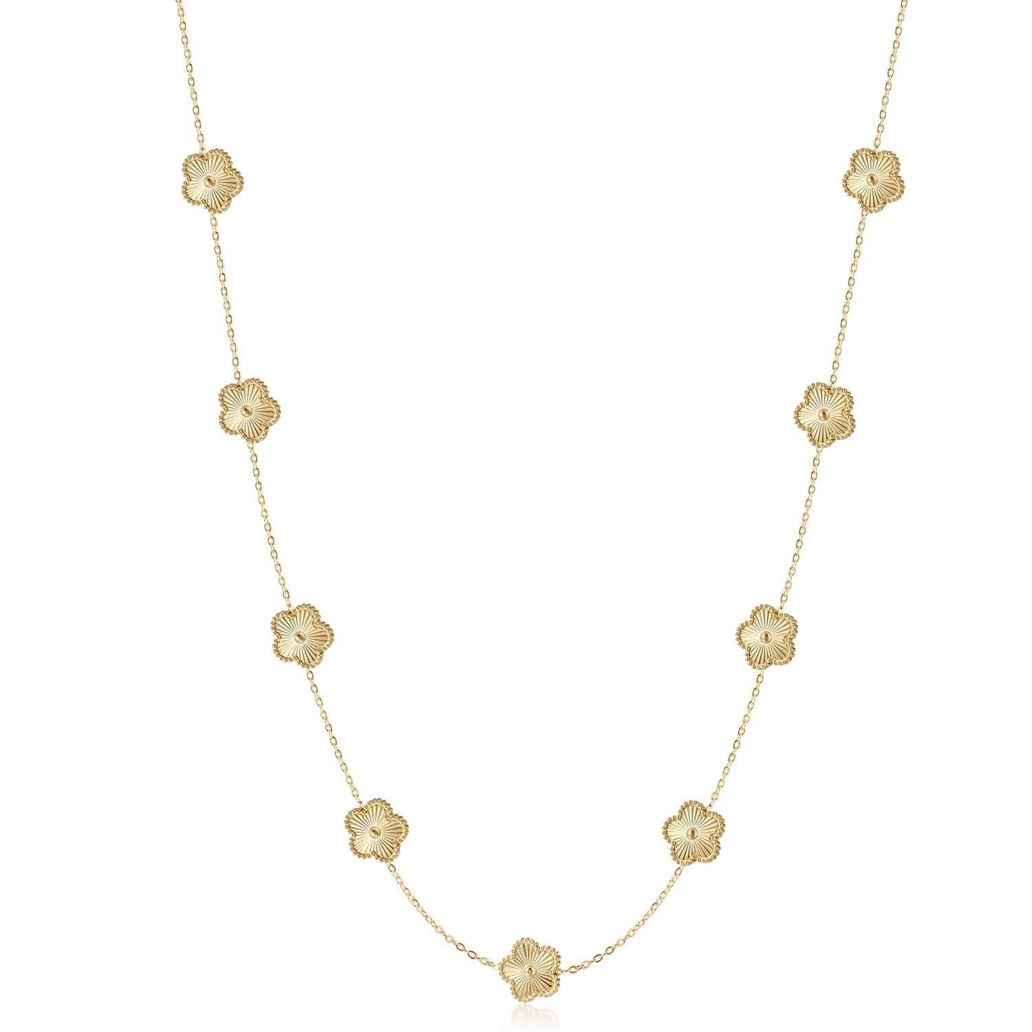 Golden Clover Necklace