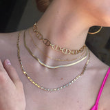 Liquid Gold Chain 4 mm