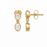 La Dauphine Double Oval Bezel Drop