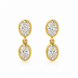 La Dauphine Double Oval Bezel Drop
