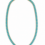 The Duchess Turquoise Tennis Necklace