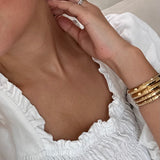 Gold Dome Earrings