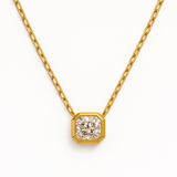 Bezel Diamond Pendant - NOA Jewels - 