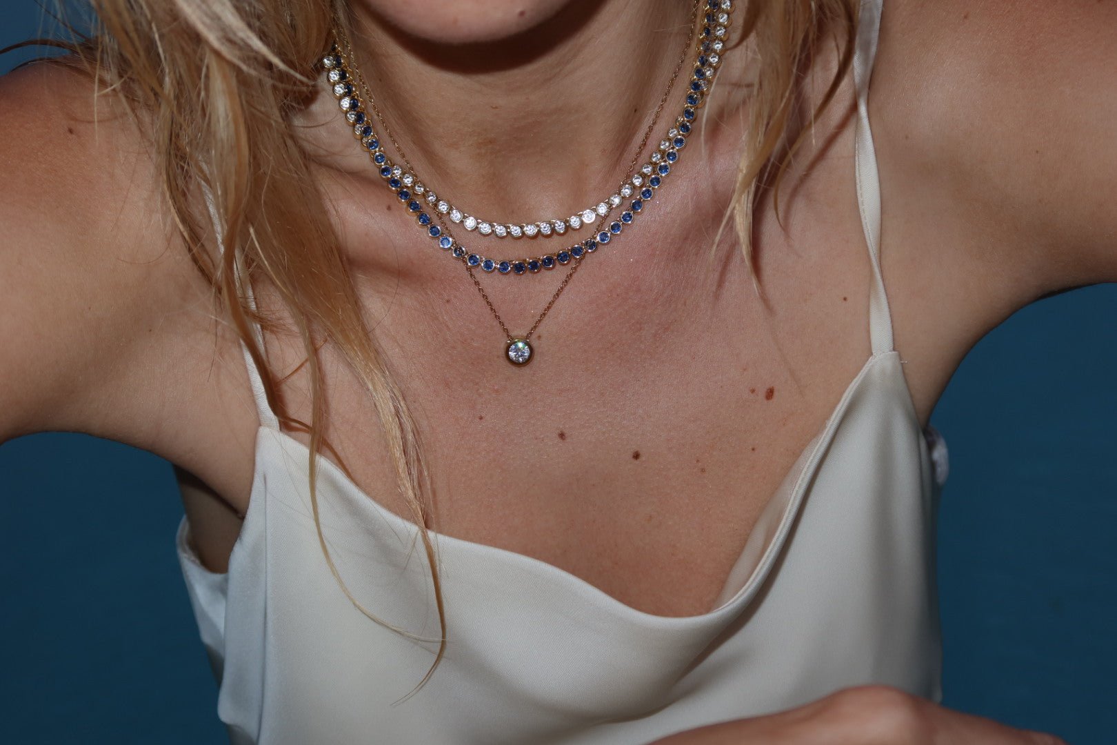Bezel Diamond Solitaire - NOA Jewels - 