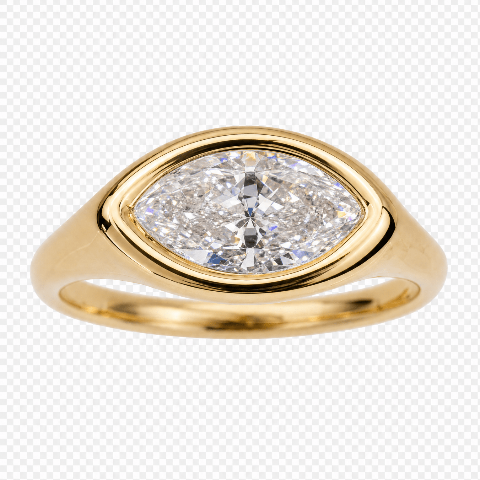 Bezel Marquise Ring - NOA Jewels - Rings