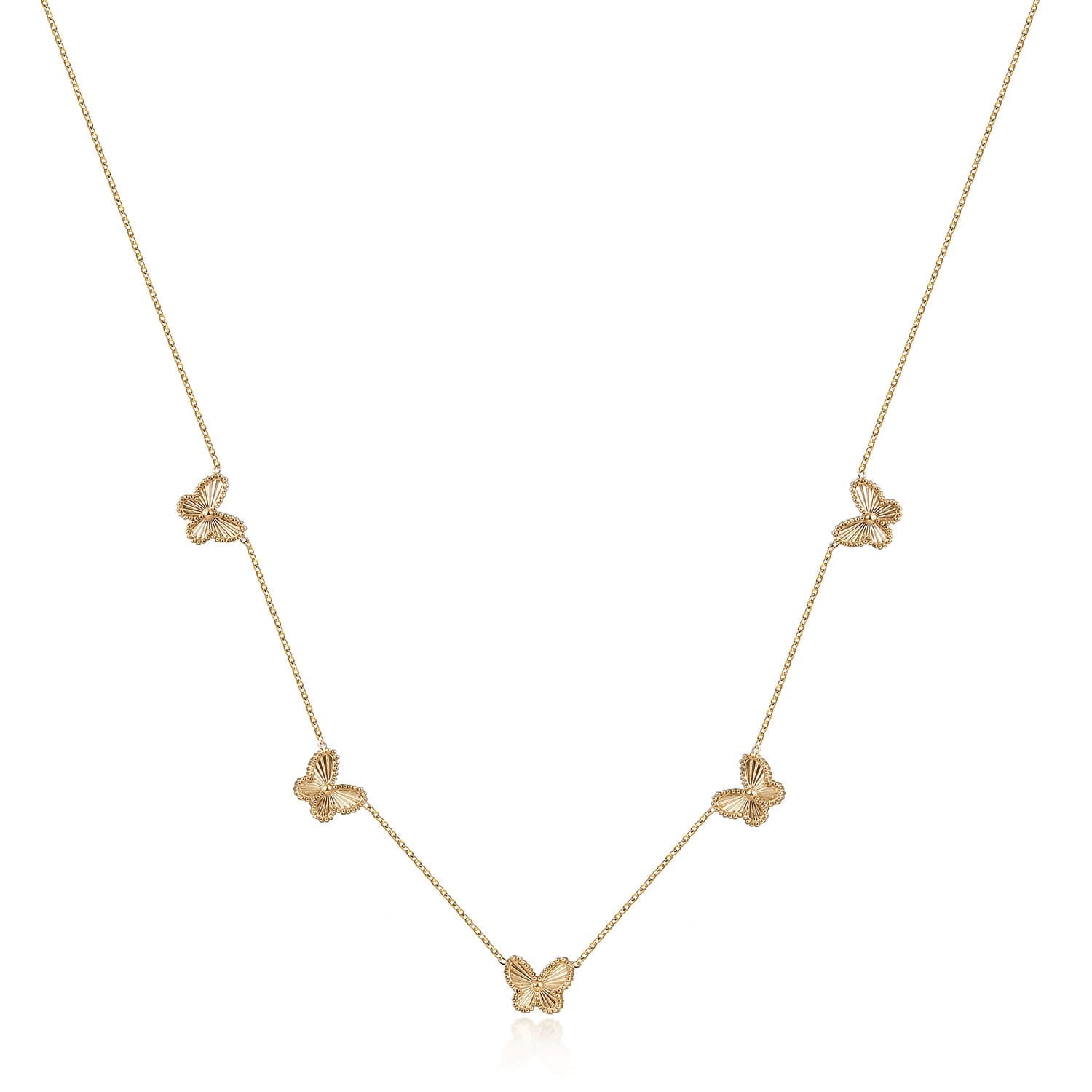 Butterfly 5 Motifs Necklace - NOA Jewels - 