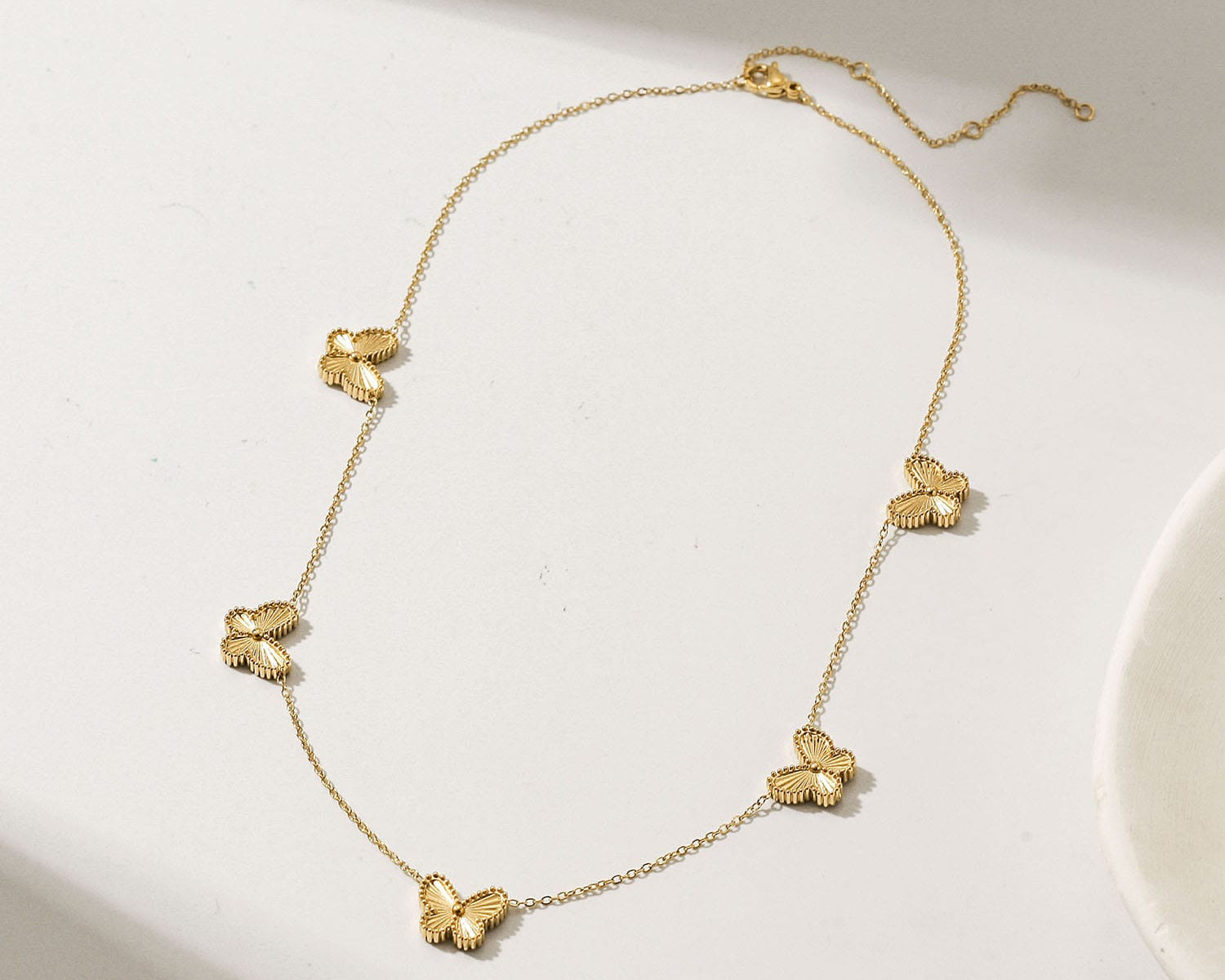 Butterfly 5 Motifs Necklace - NOA Jewels - 