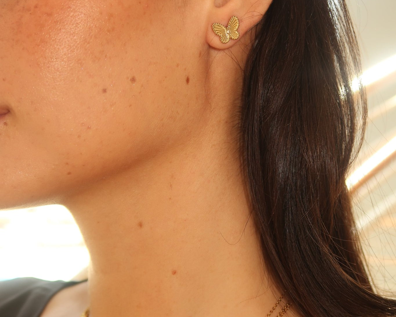 Butterfly Studs - NOA Jewels - 