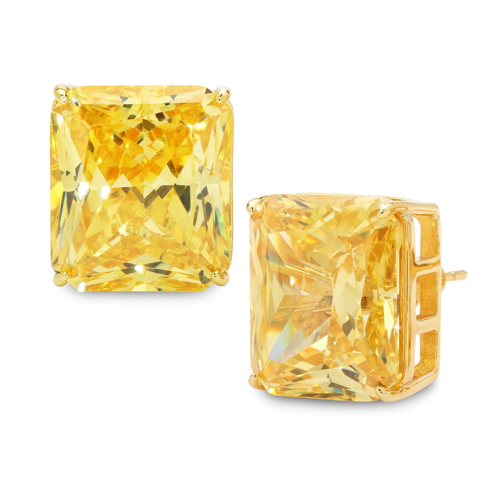 Canari Diamond Oversized Goddess Studs - NOA Jewels -