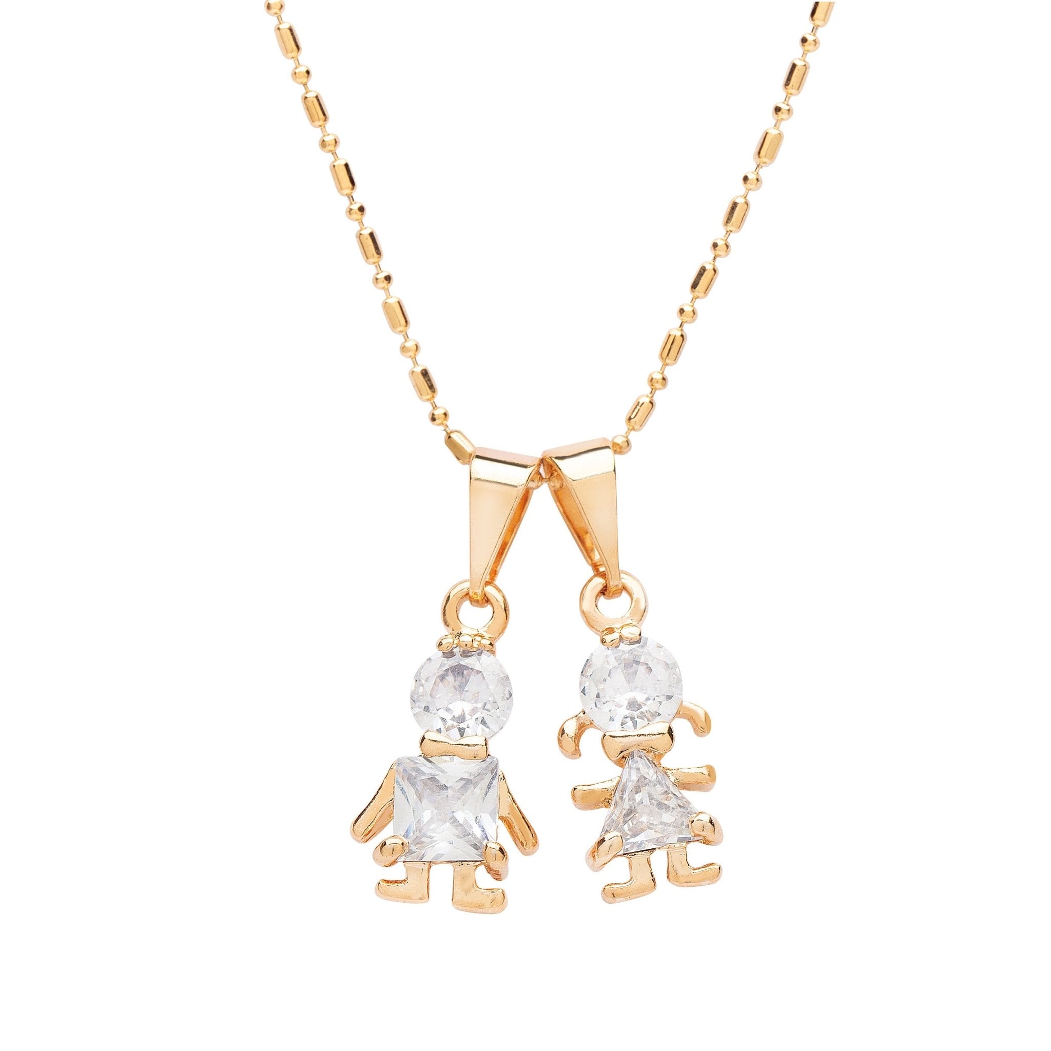 Children Charm Pendant Necklace - NOA Jewels - 