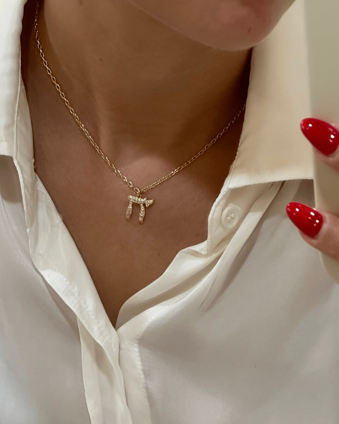 Dainty Chai Necklace - NOA Jewels - 