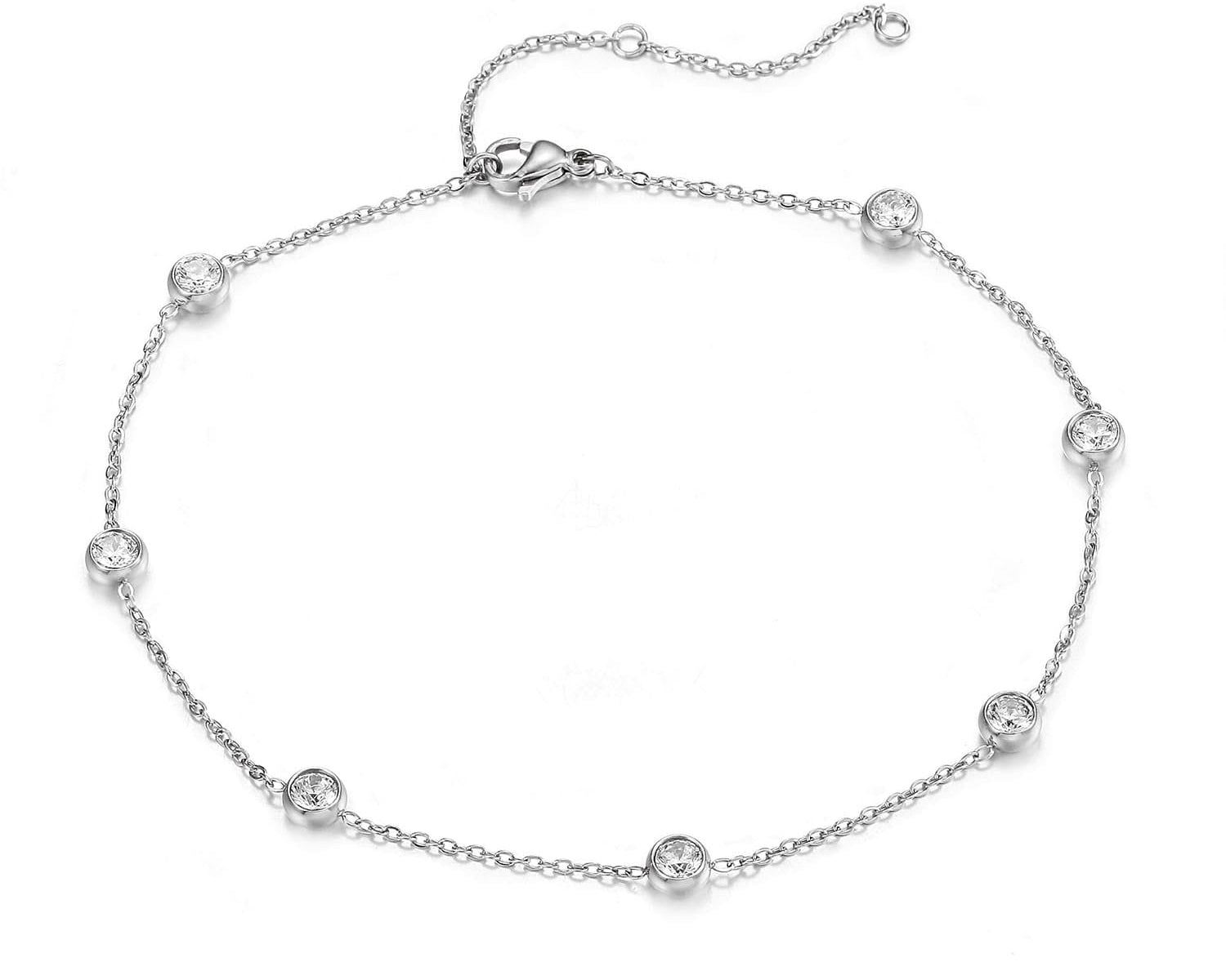 Diamond By Yard Anklet - NOA Jewels - 