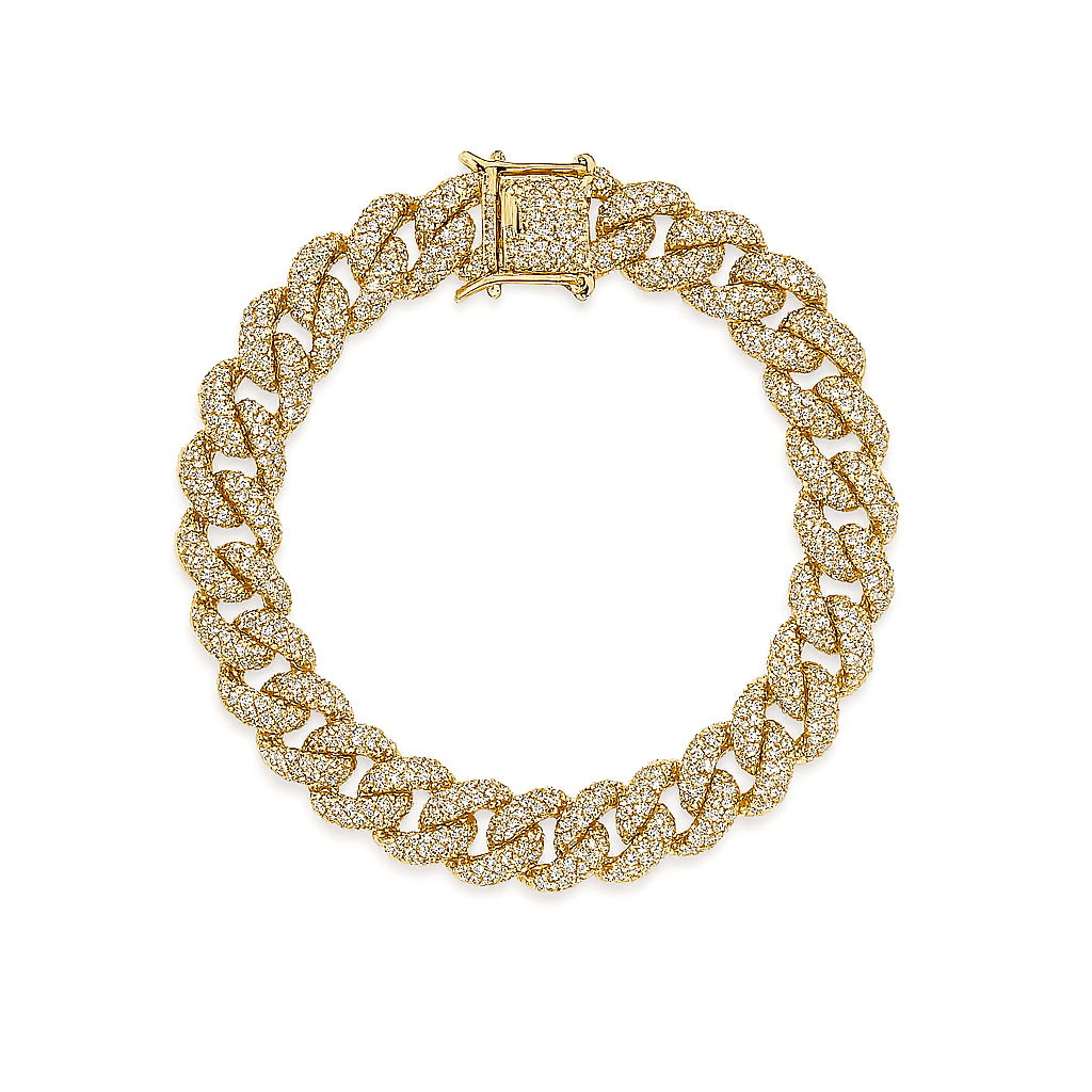 Diamond Cuban Link Bracelet - NOA Jewels - 