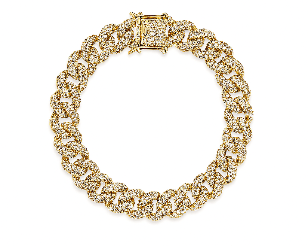 Diamond Cuban Link Bracelet - NOA Jewels - 
