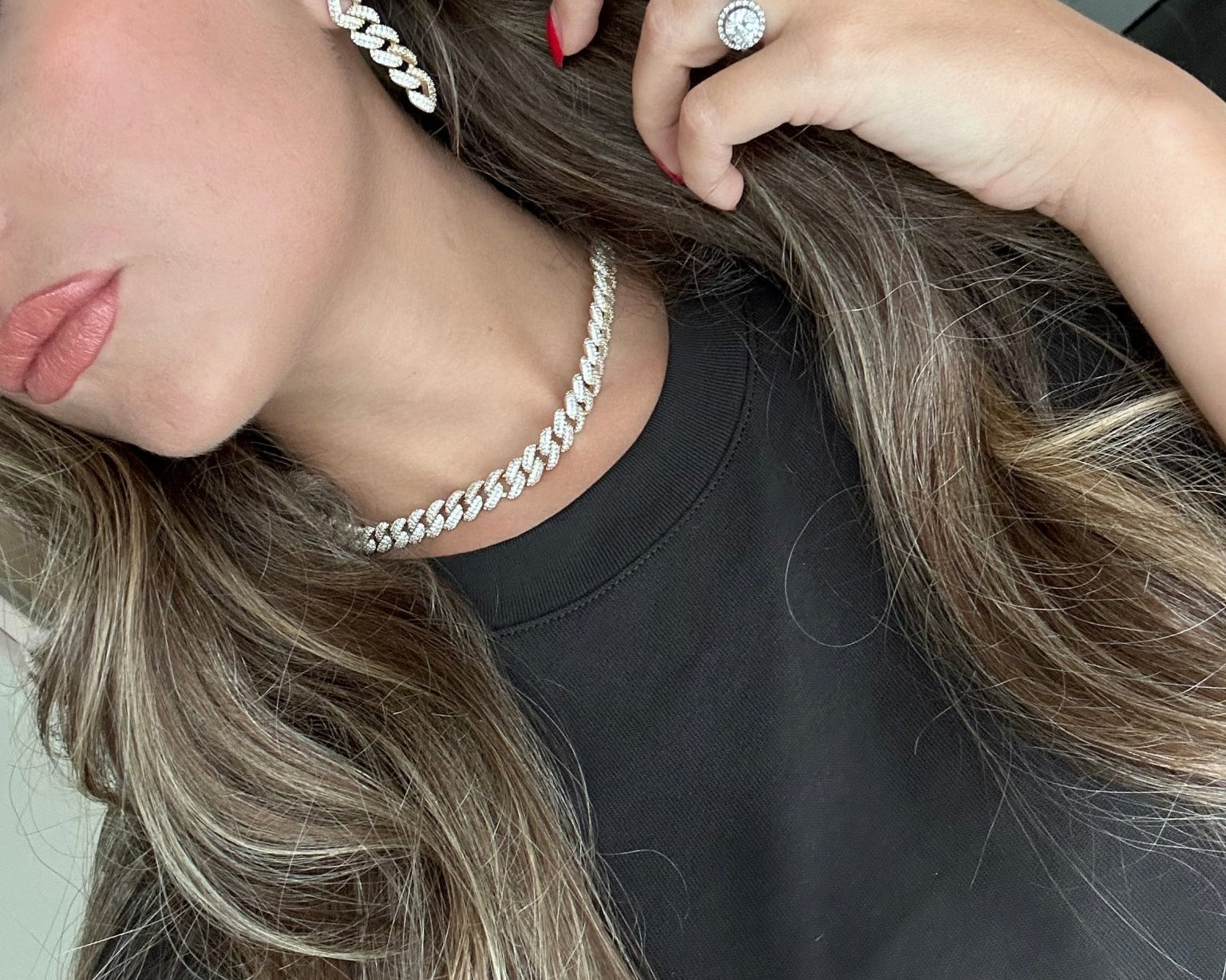 Diamond Cuban Link Earrings - NOA Jewels - DM