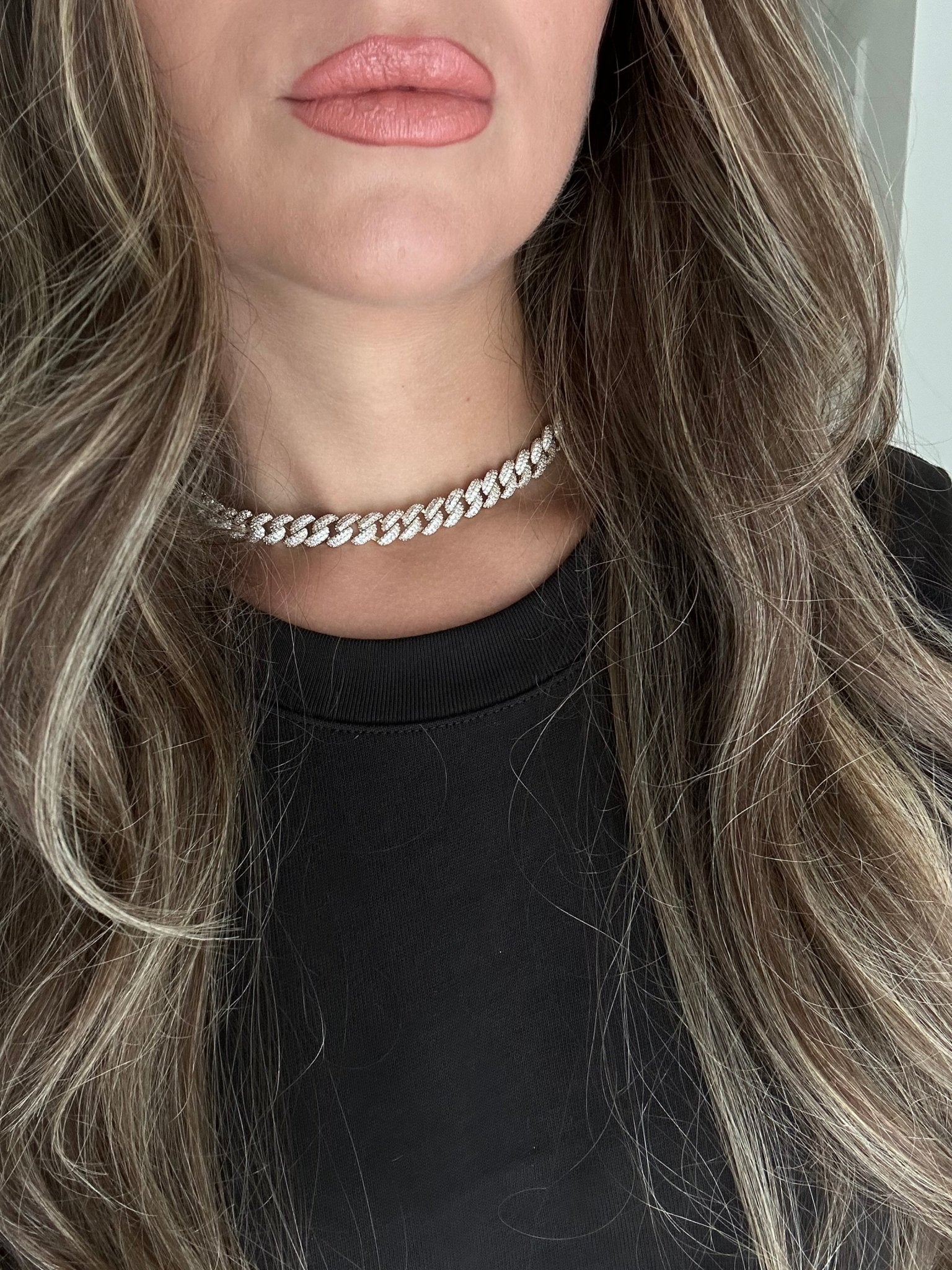 Diamond Cuban Link Necklace - NOA Jewels - 