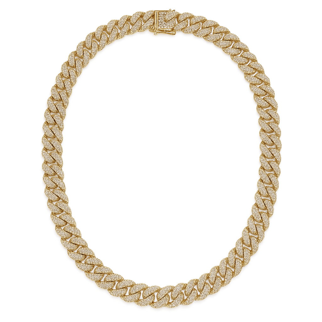 Diamond Cuban Link Necklace - NOA Jewels - 