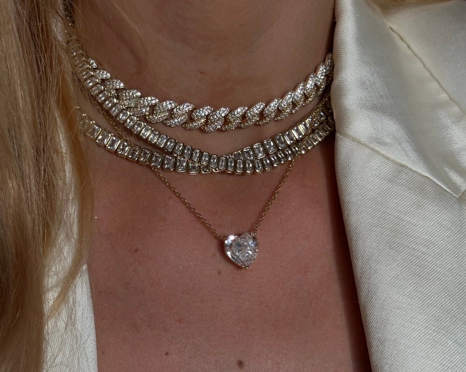 Diamond Cuban Link Necklace - NOA Jewels - 