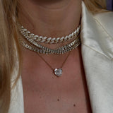 Diamond Cuban Link Necklace - NOA Jewels - 