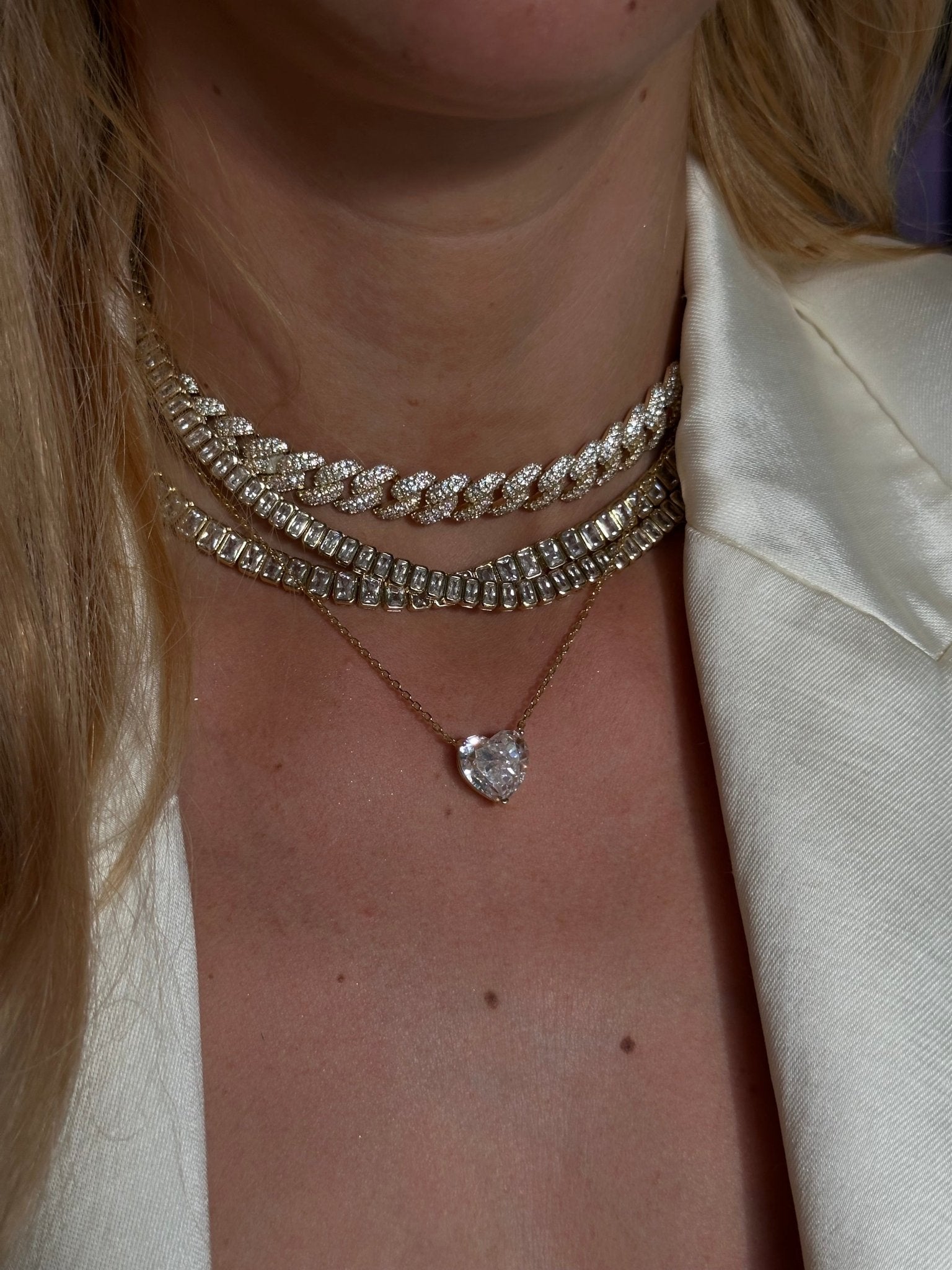 Diamond Cuban Link Necklace - NOA Jewels - 