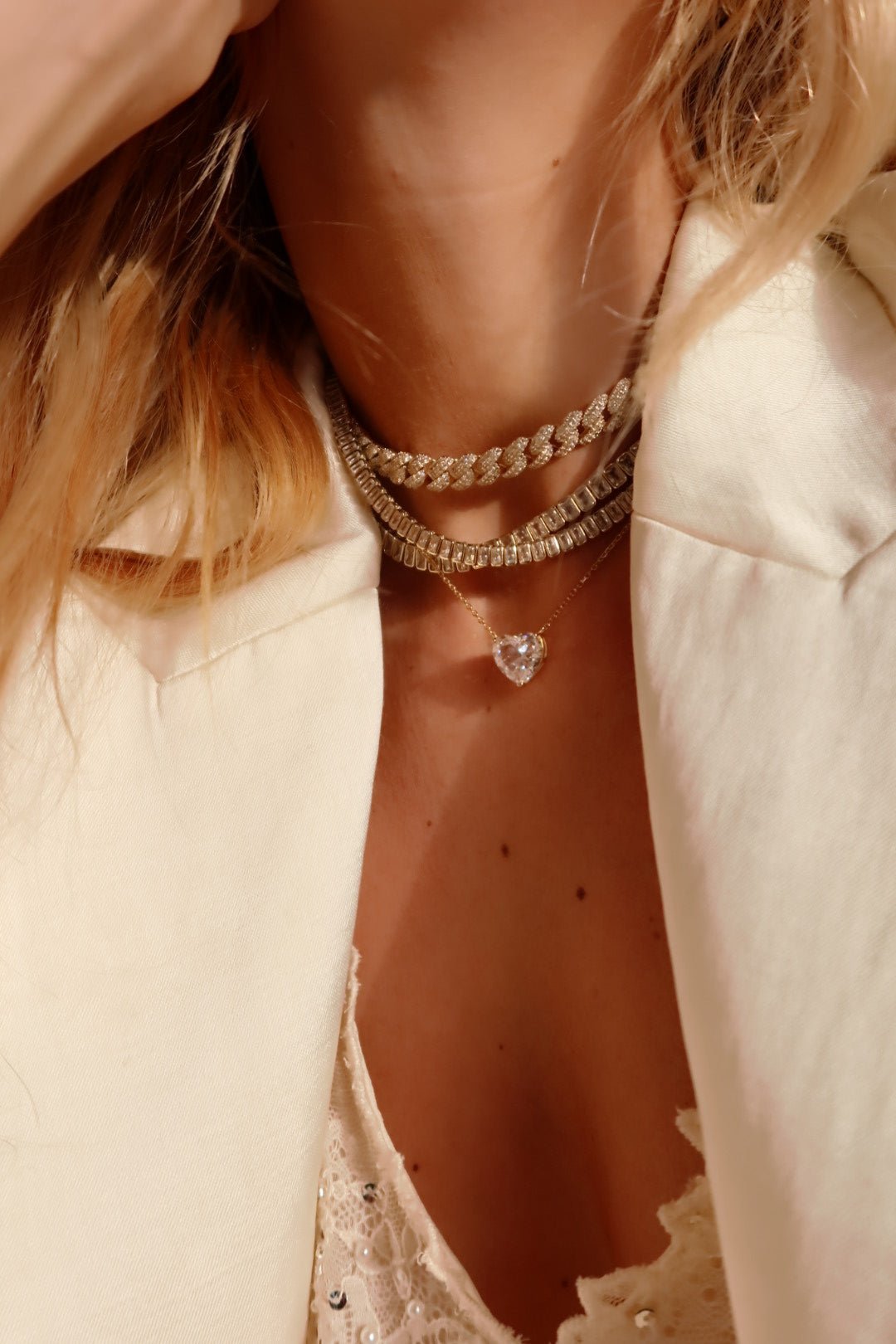 Diamond Cuban Link Necklace - NOA Jewels - 