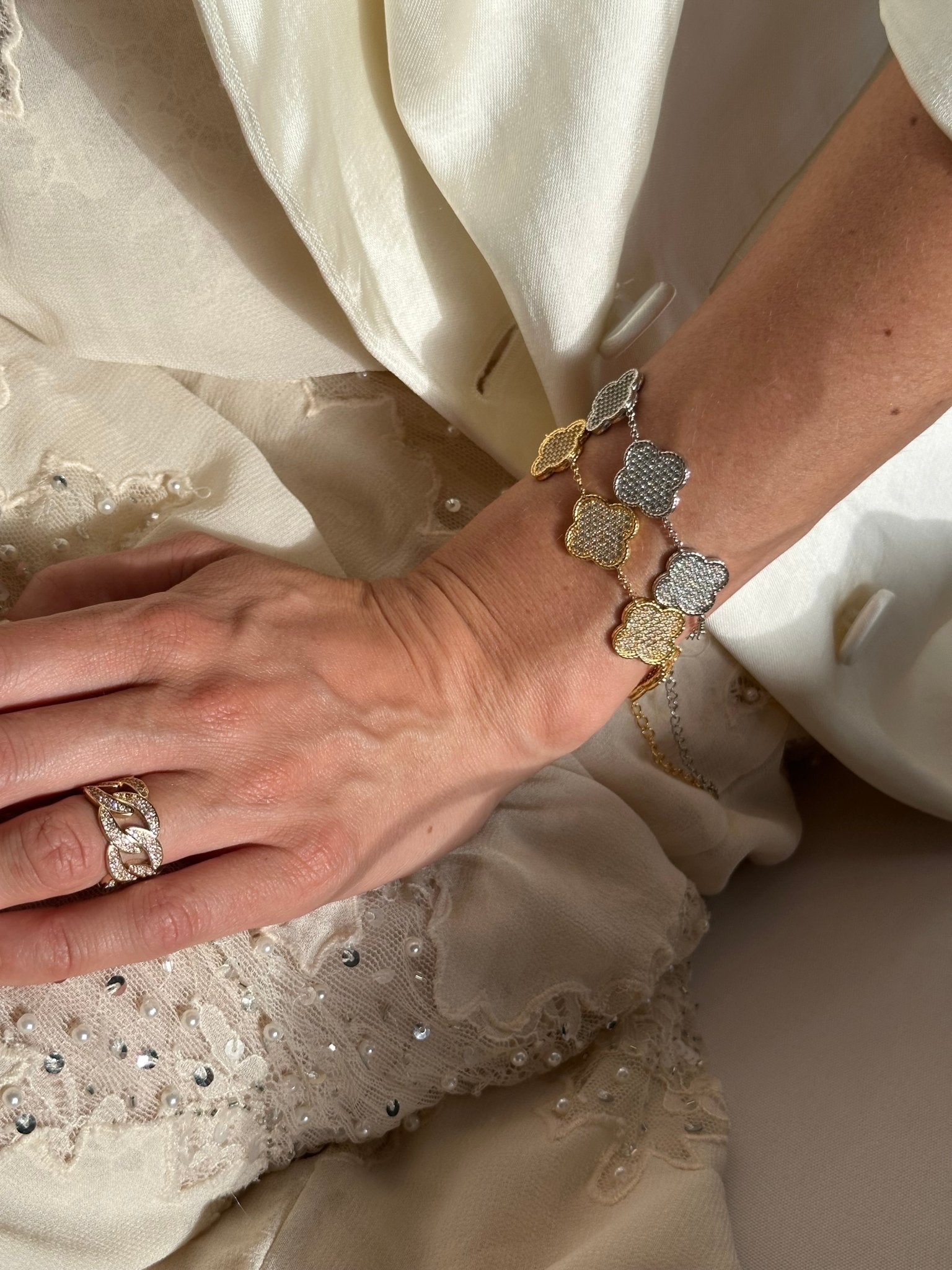 Diamond Cuban Link Ring - NOA Jewels - 