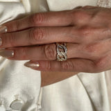 Diamond Cuban Link Ring - NOA Jewels - 