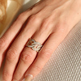 Diamond Cuban Link Ring - NOA Jewels - 