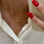 Diamond Map of Israel Necklace - NOA Jewels - 
