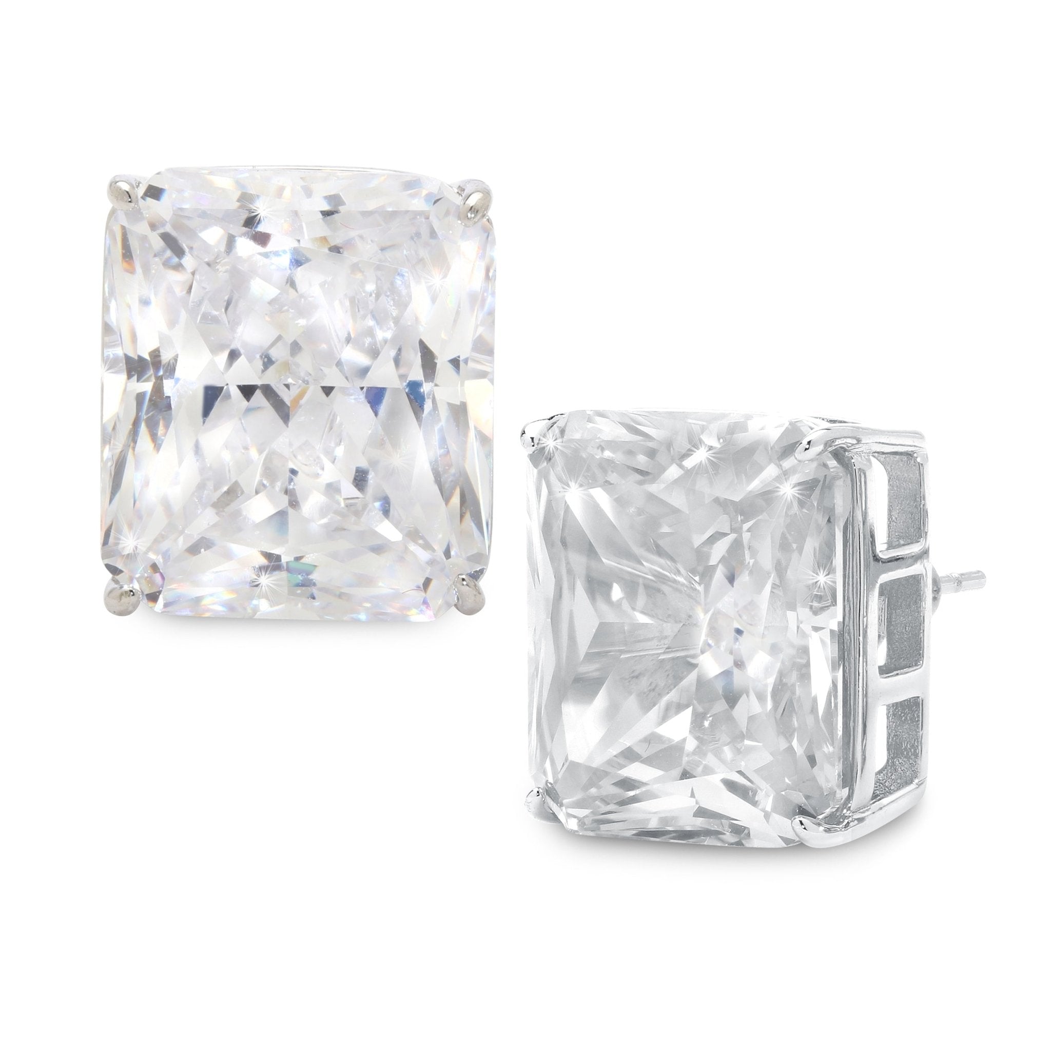 Diamond Oversized Goddess Studs - NOA Jewels -