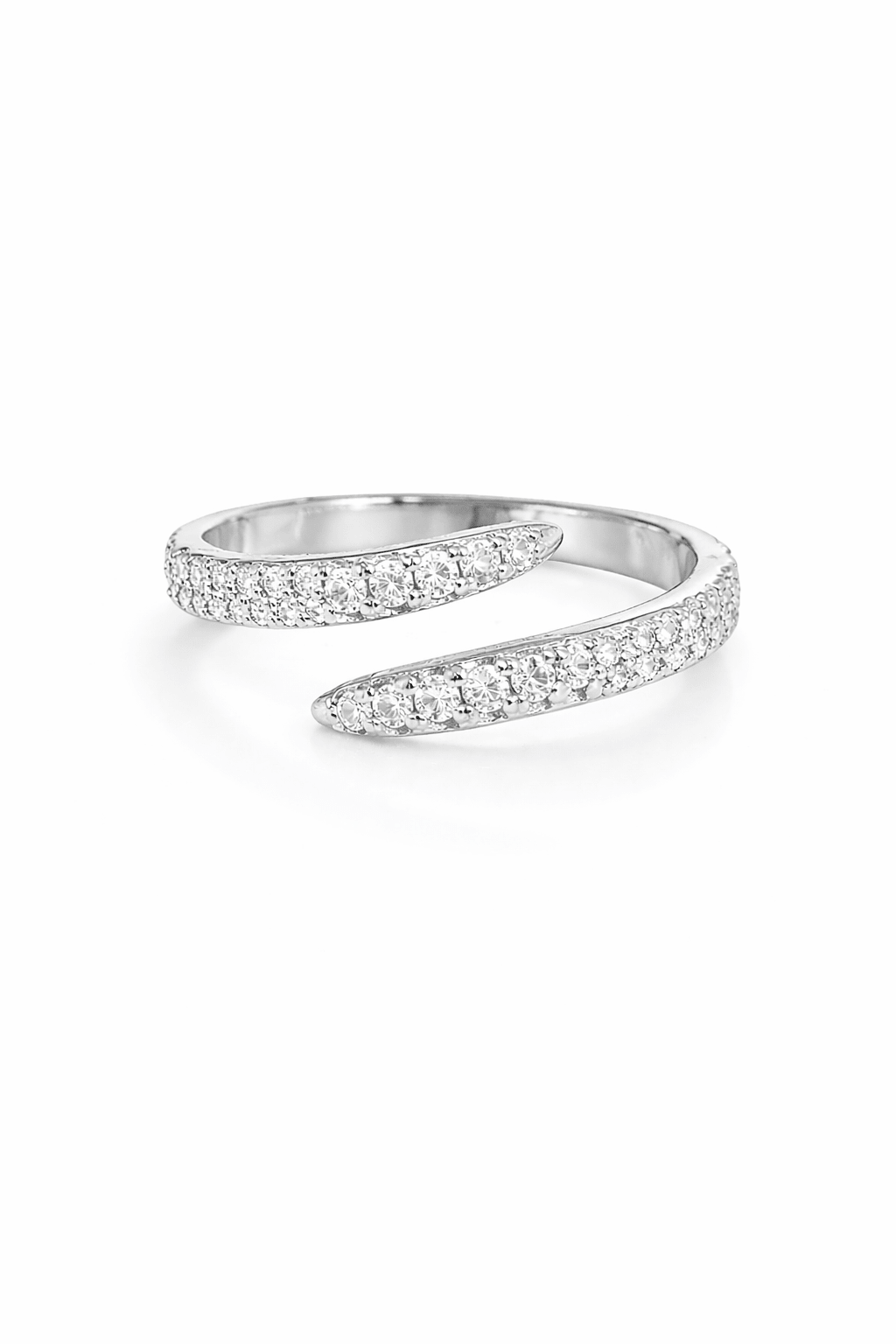 Diamond Pave Open Wrap Ring - NOA Jewels - 