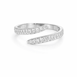 Diamond Pave Open Wrap Ring - NOA Jewels - 