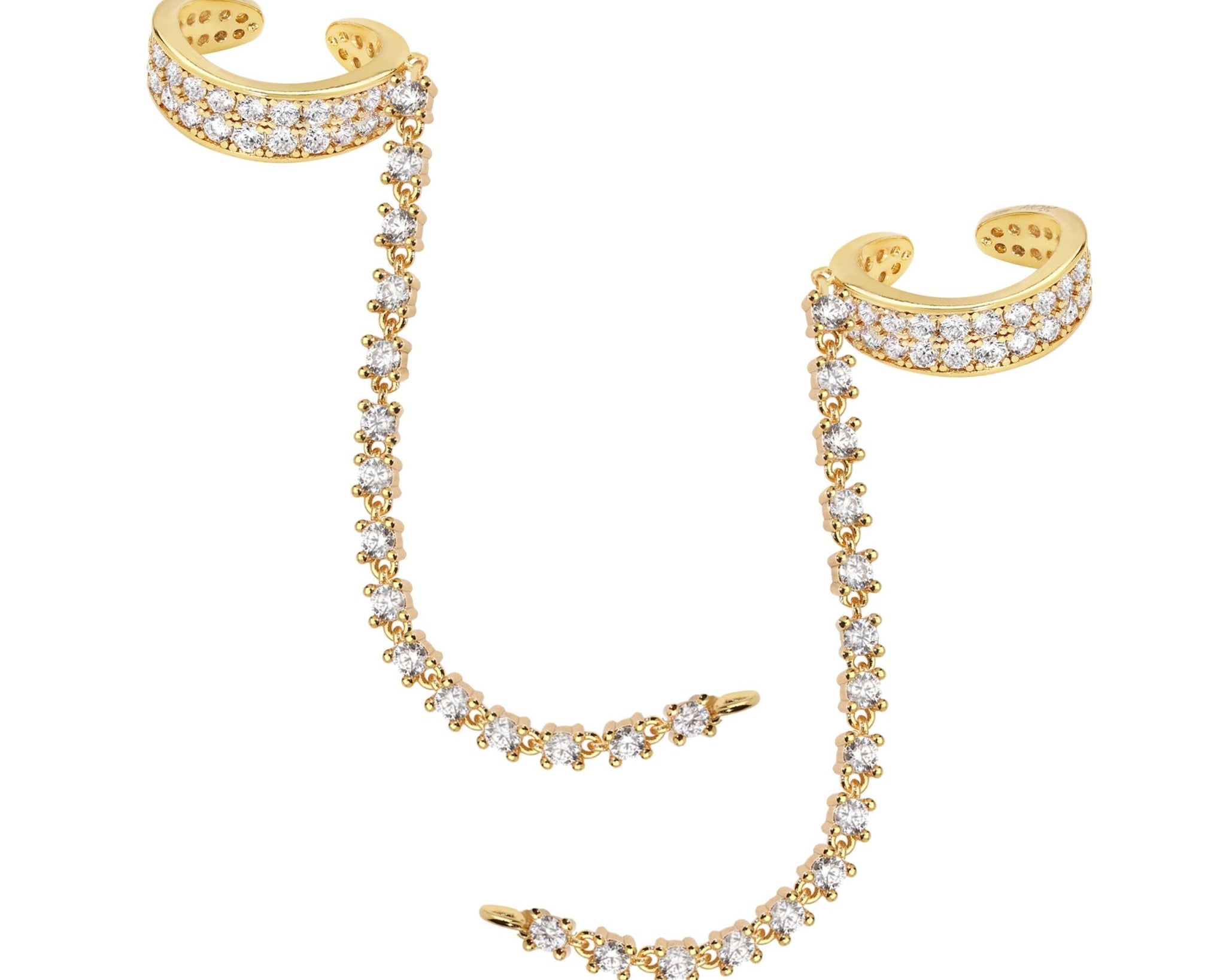 Diamond Rope Ear Cuff - NOA Jewels - 