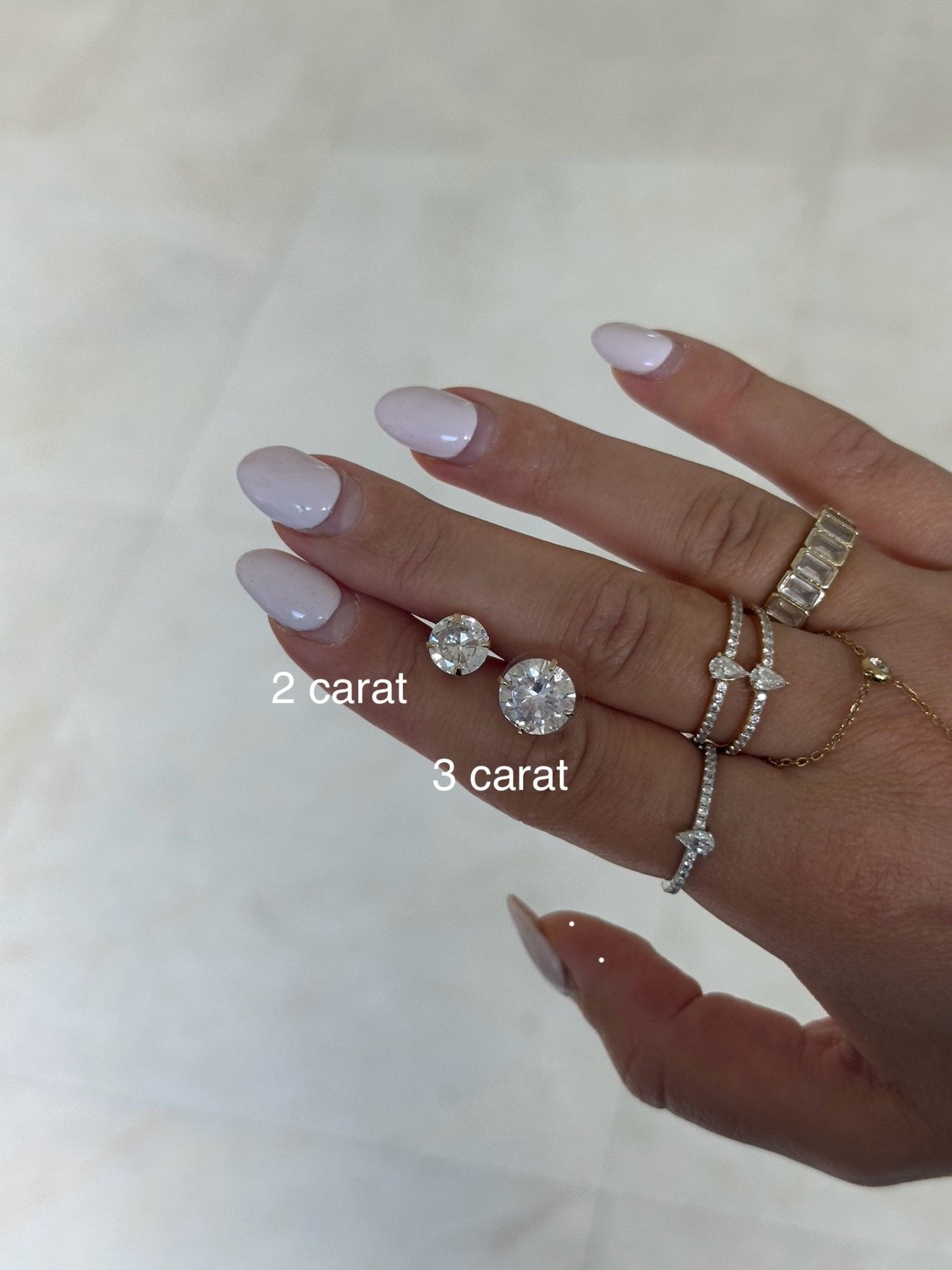 Diamond Studs - Martini Setting - NOA Jewels - 