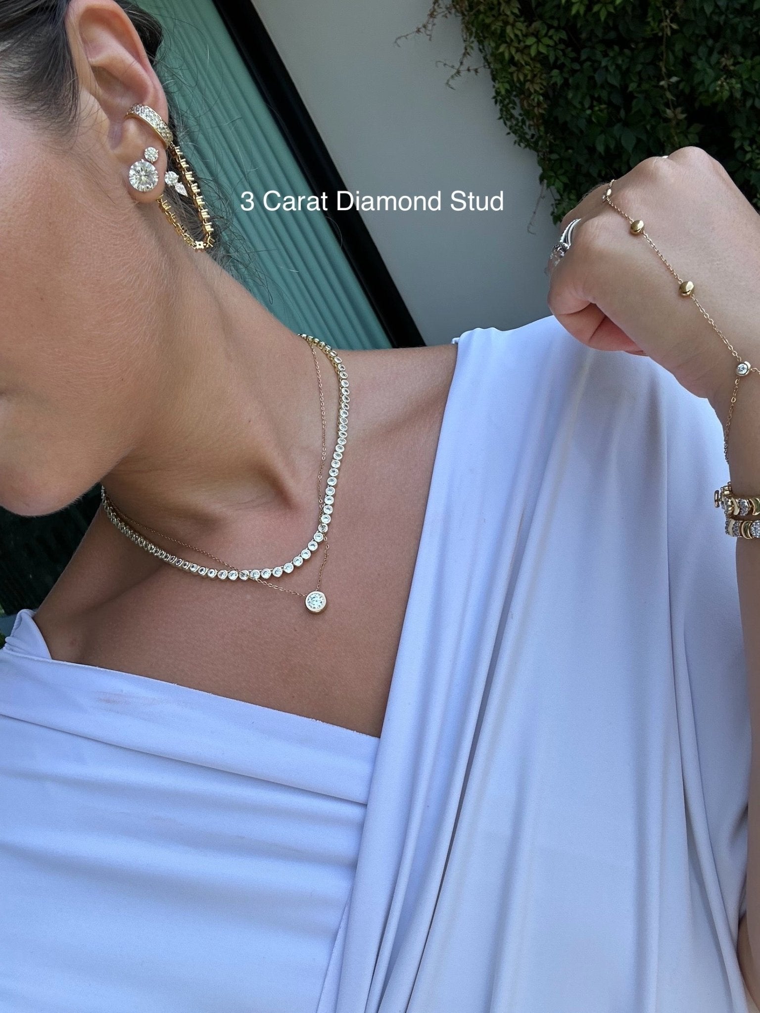 Diamond Studs - Martini Setting - NOA Jewels - 