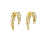 Diamond Tusk Earrings - NOA Jewels - 
