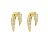 Diamond Tusk Earrings - NOA Jewels - 