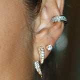 Diamond Tusk Earrings - NOA Jewels - 