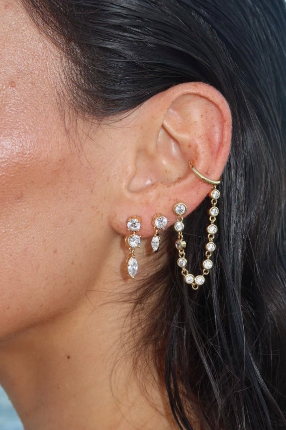 Double Marquise Drop - NOA Jewels - 