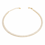 Emerald Cut Tennis Choker - NOA Jewels - 