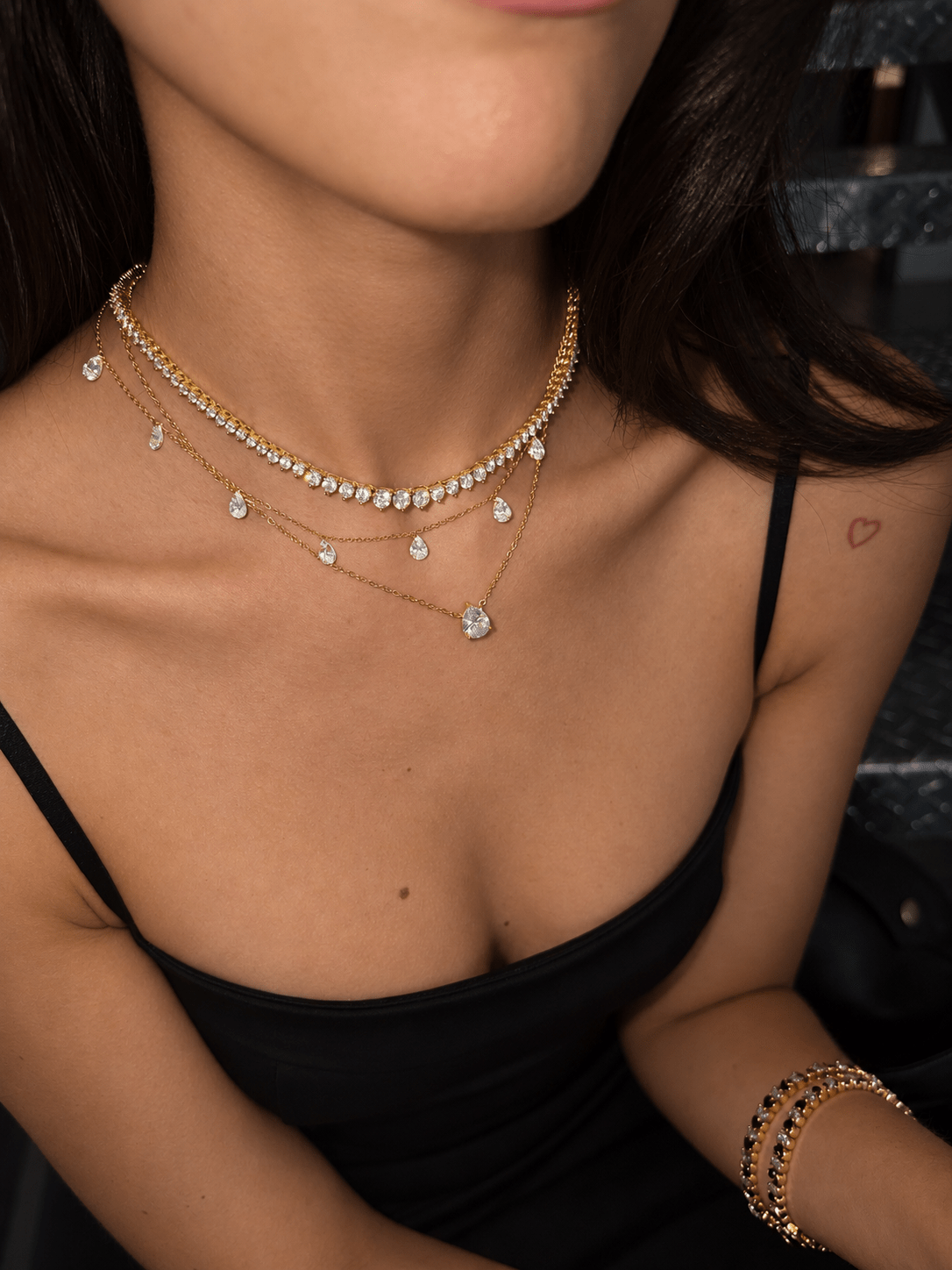 Floating Pear Necklace - NOA Jewels - Necklace