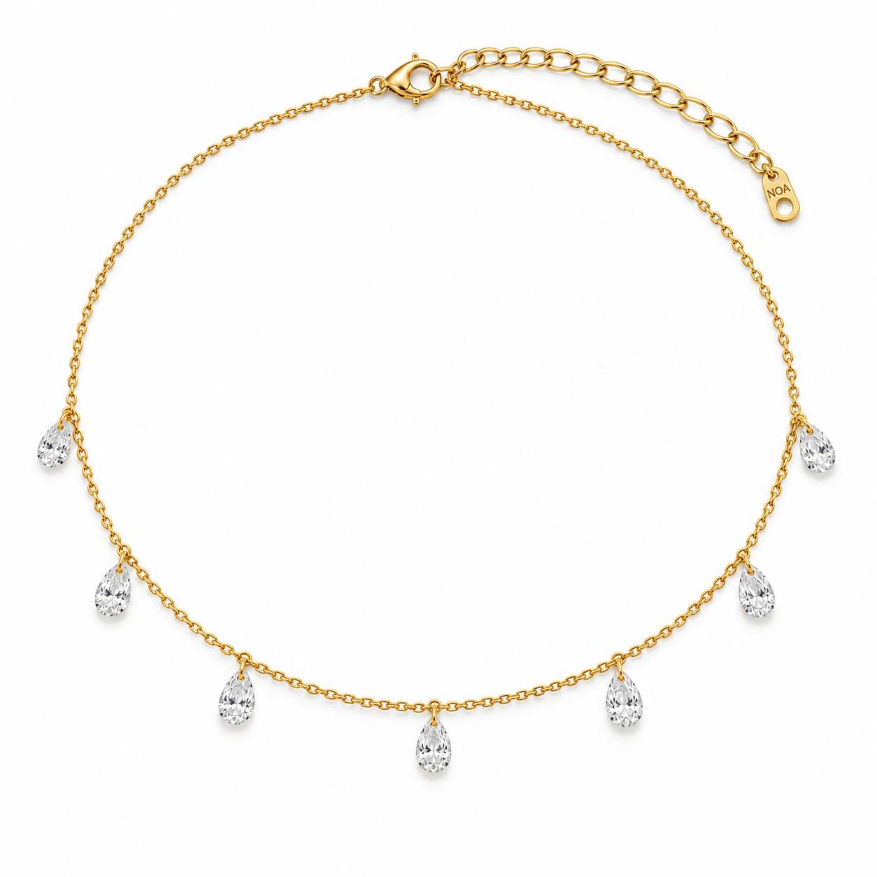 Floating Pear Necklace - NOA Jewels - Necklace