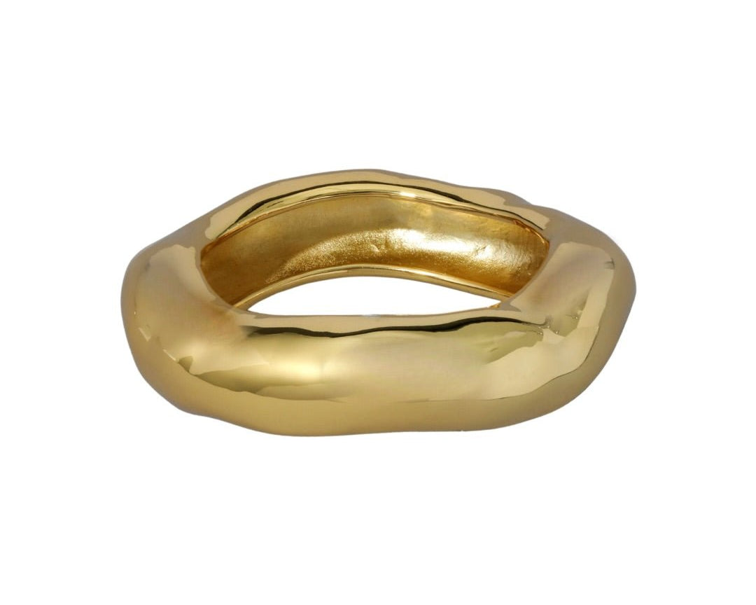 Fluid Gold Bangle - NOA Jewels -