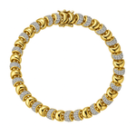 Golden Snake Bracelet Pave - NOA Jewels - 