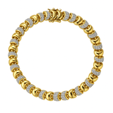 Golden Snake Bracelet Pave - NOA Jewels - 