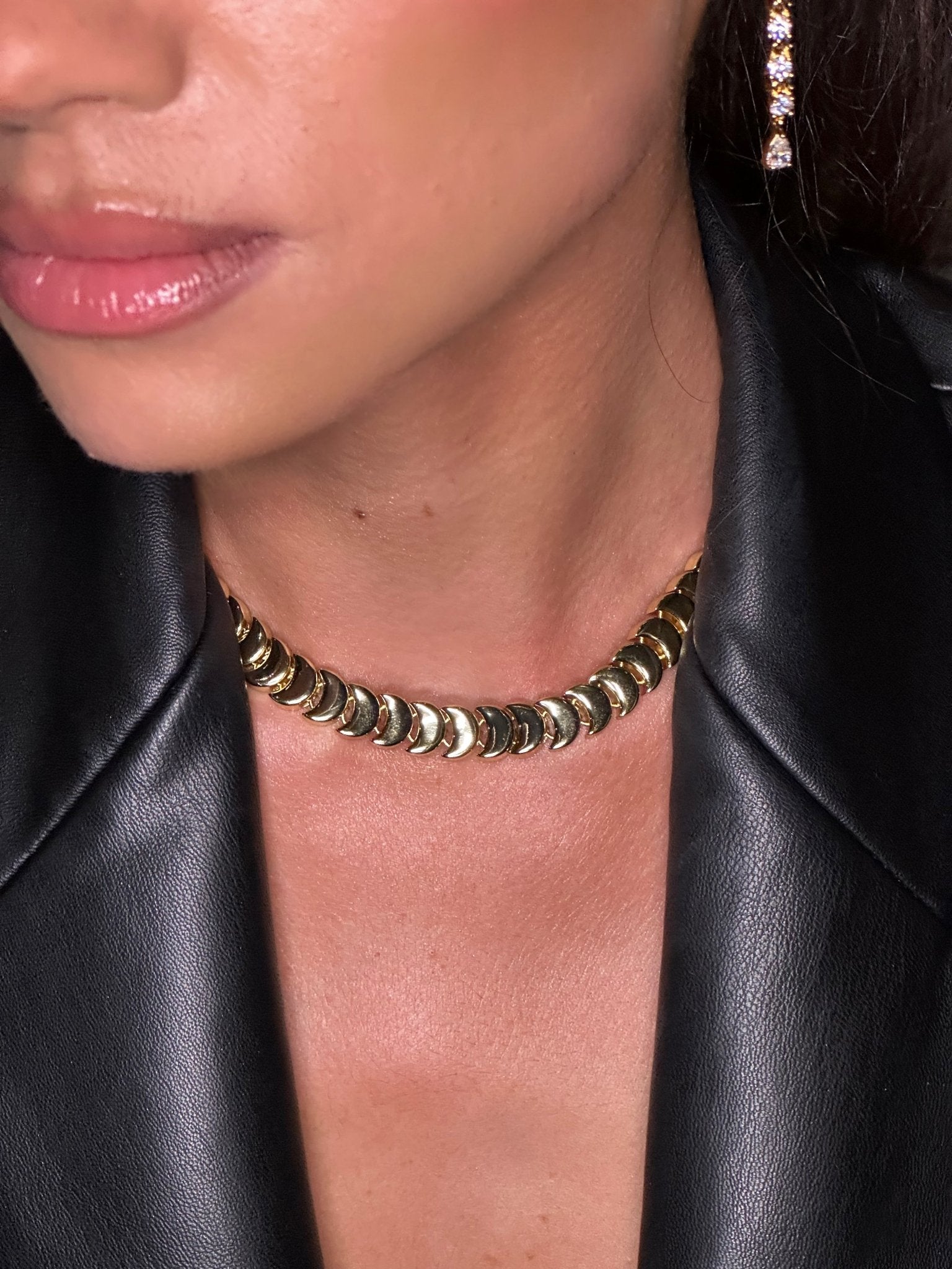 Golden Snake Choker - NOA Jewels - 